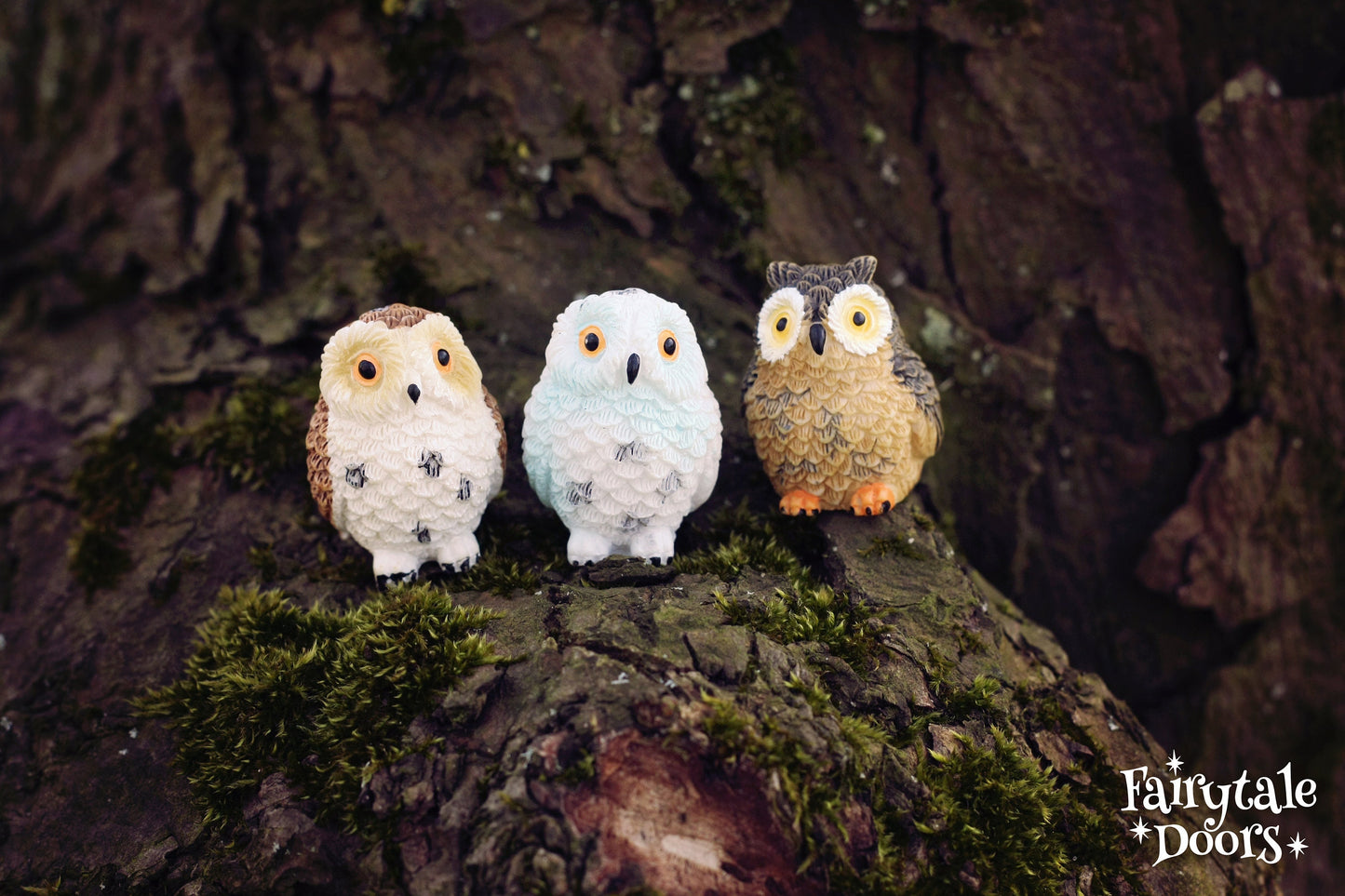 Fairy garden owls