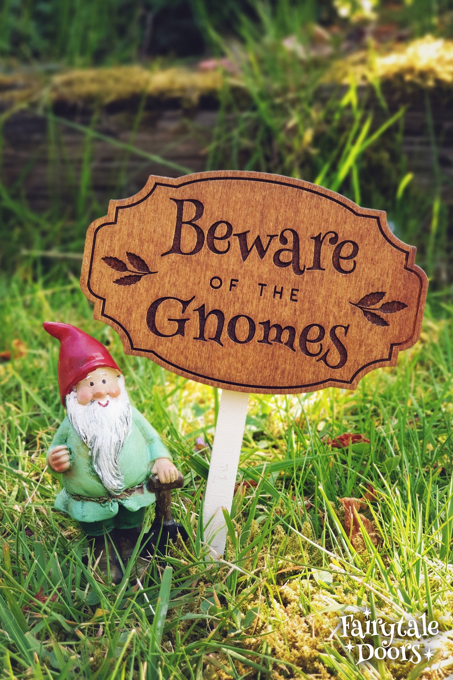 Beware of the Gnomes Sign