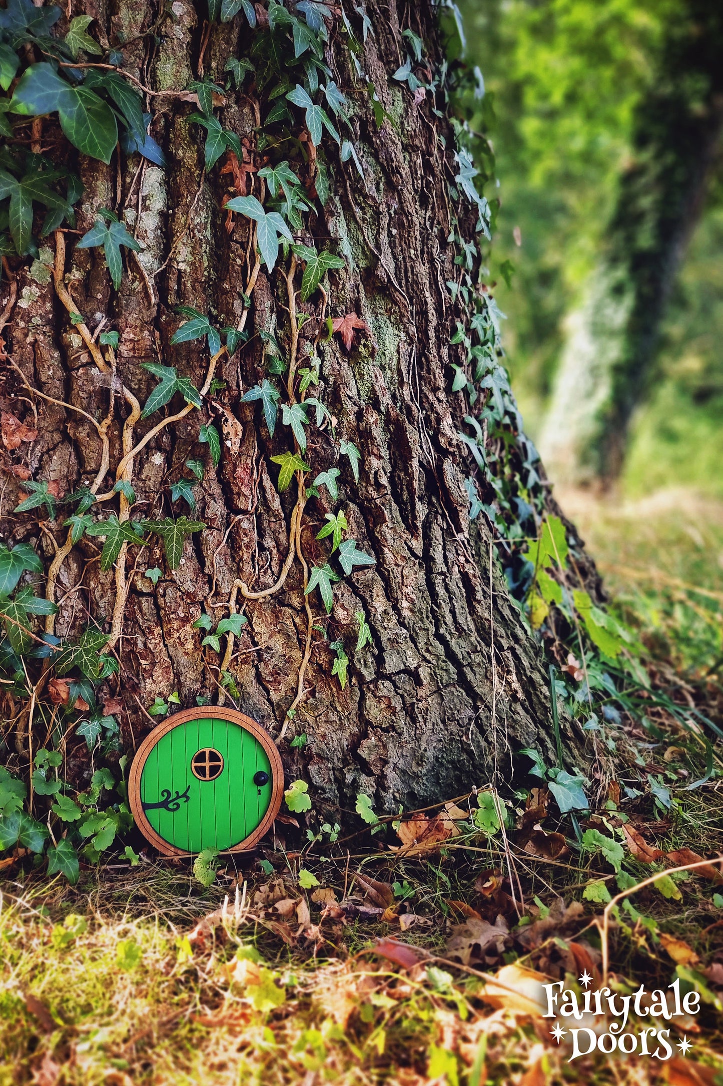 Fairy Door 'Otis' in Dark Green