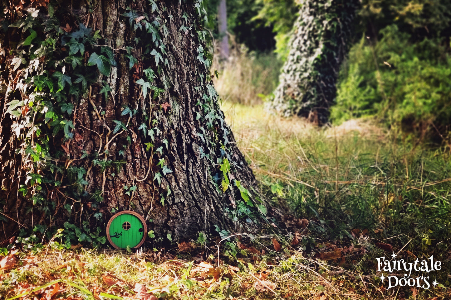 Fairy Door 'Otis' in Dark Green