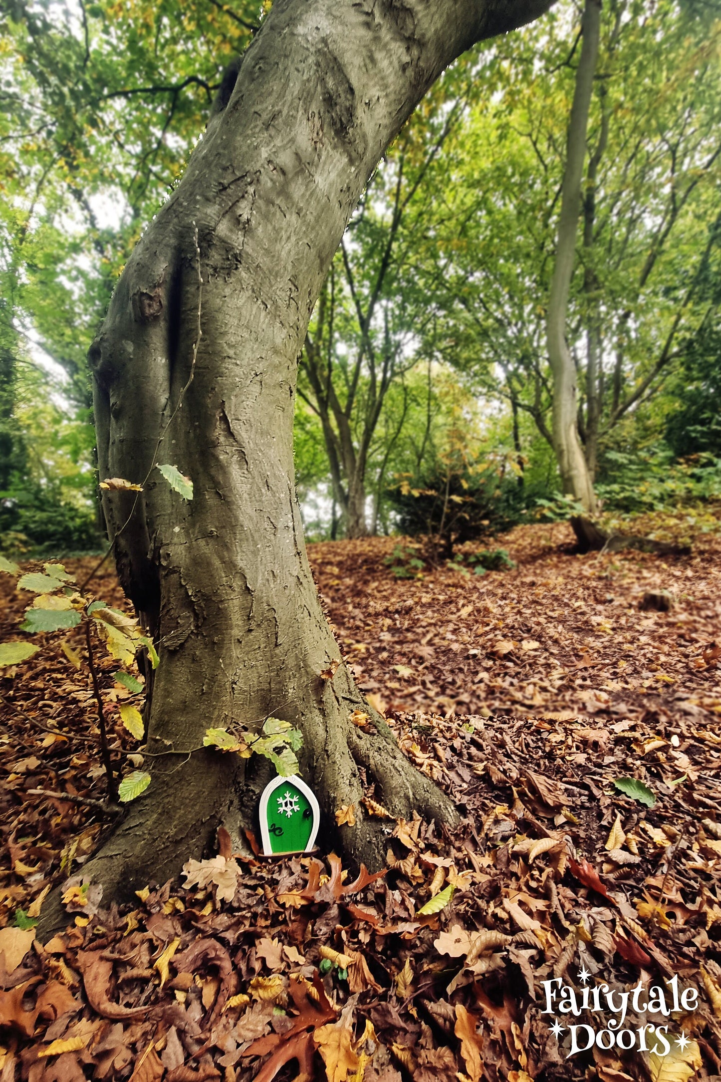 Green Christmas Elf Door