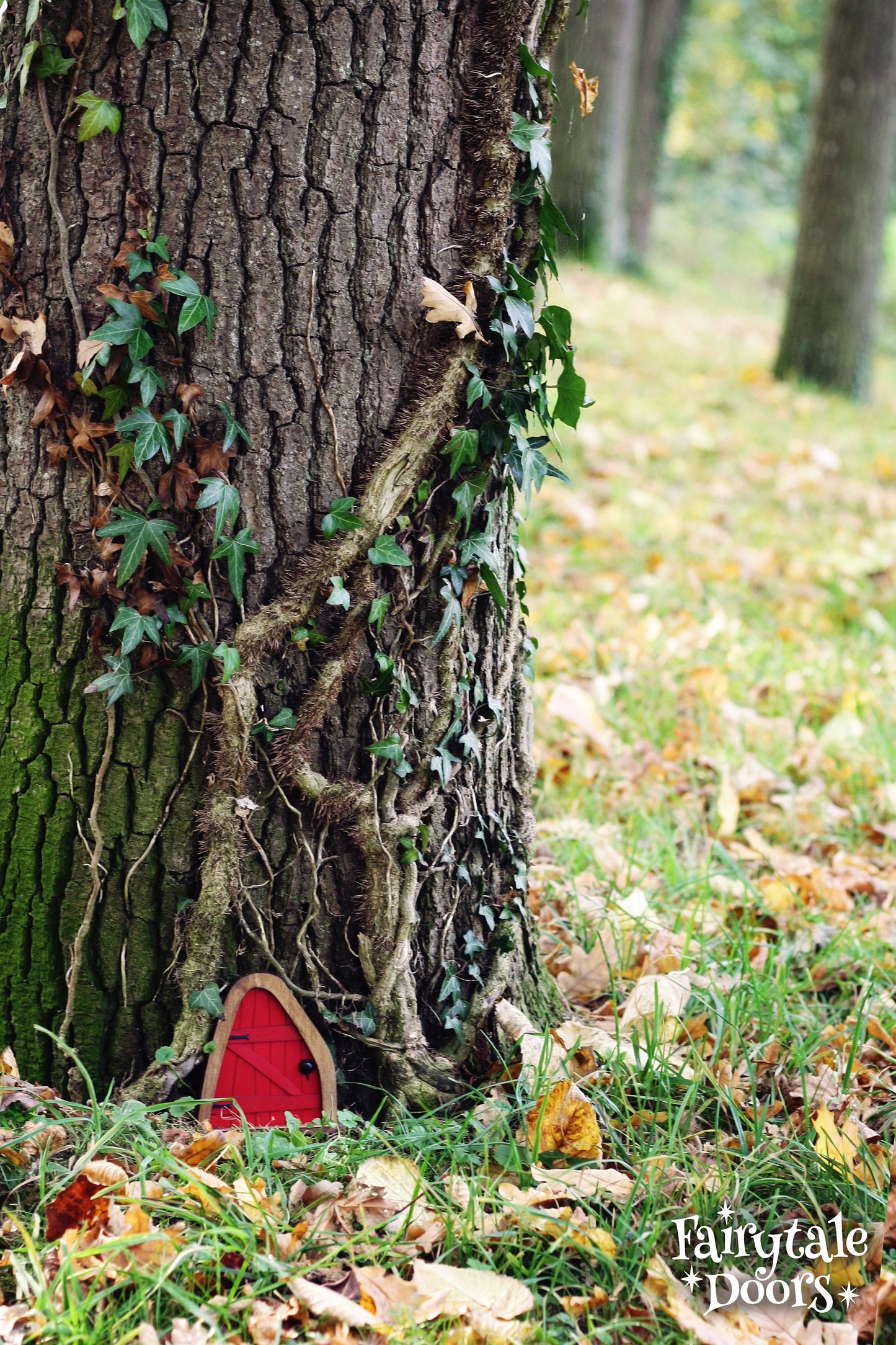 Fairy Door 'Iris' in Red