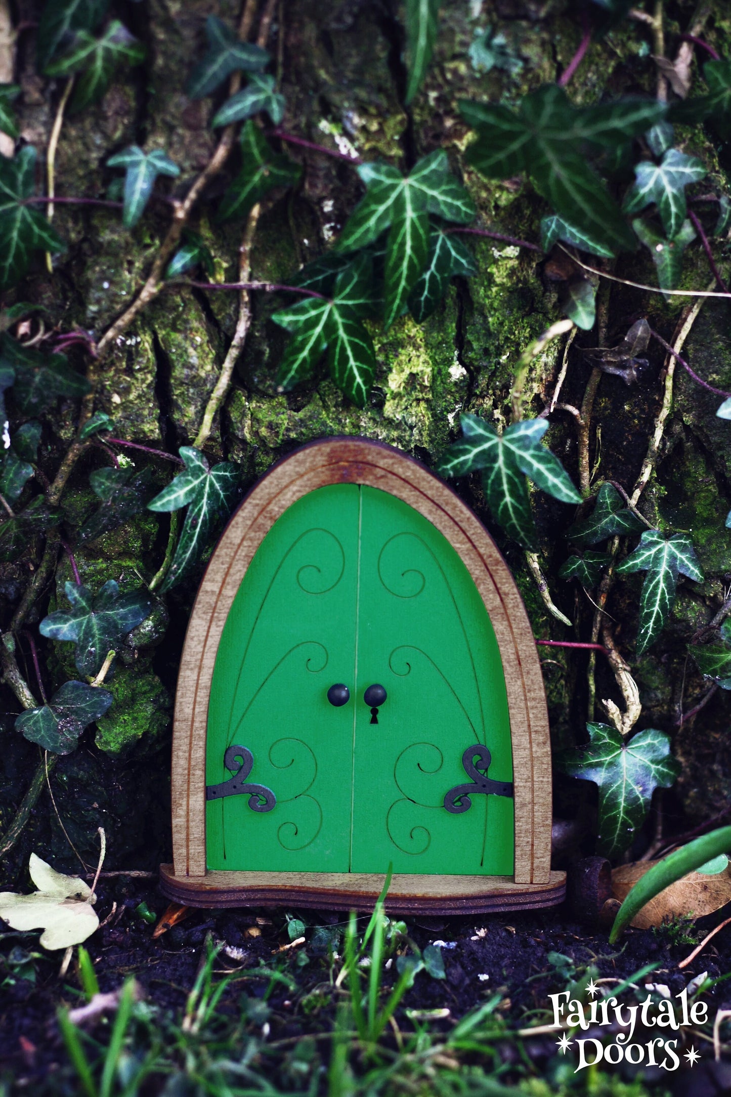 Fairy Door 'Emma' in Dark Green