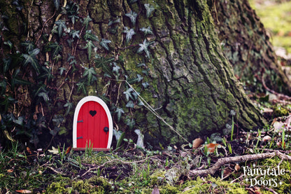 Fairy Door 'Bella' in Red