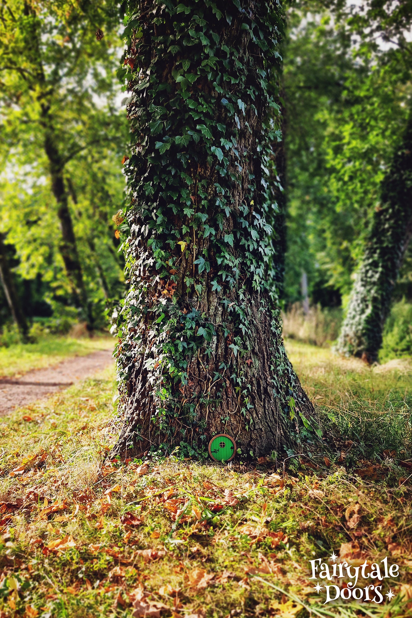 Fairy Door 'Otis' in Dark Green