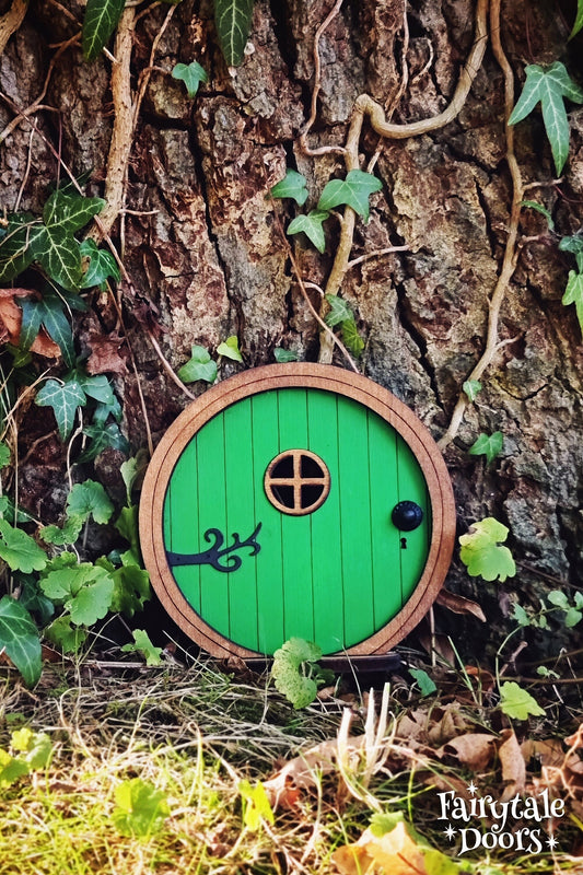 Fairy Door 'Otis' in Dark Green